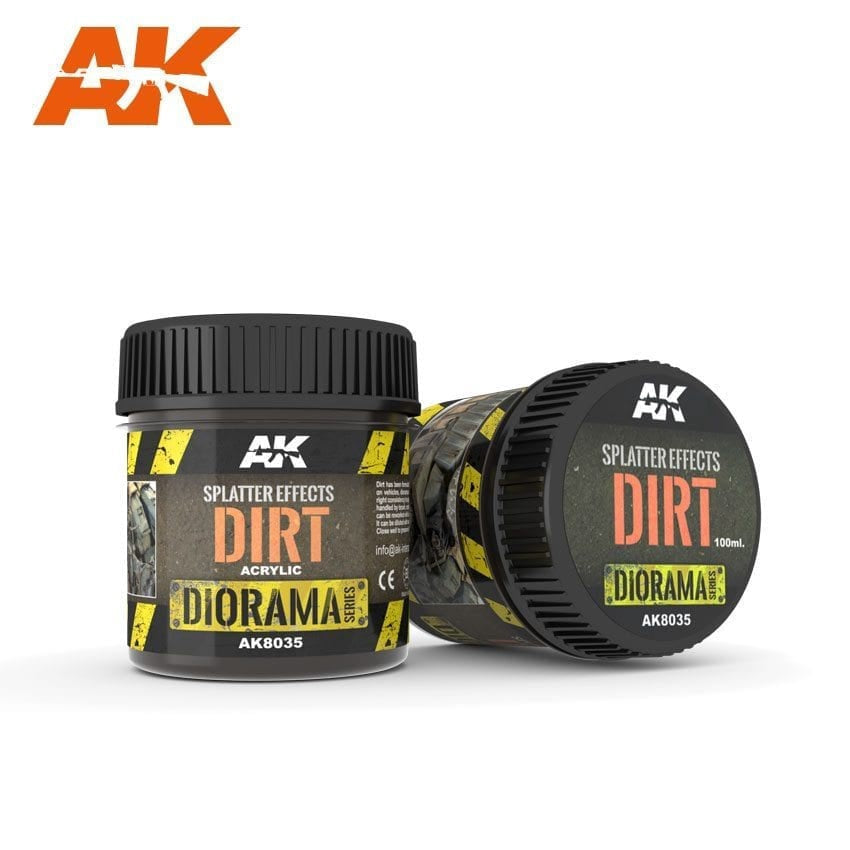 AK Interactive Splatter Effects Dirt - 100ml (Acrylic)