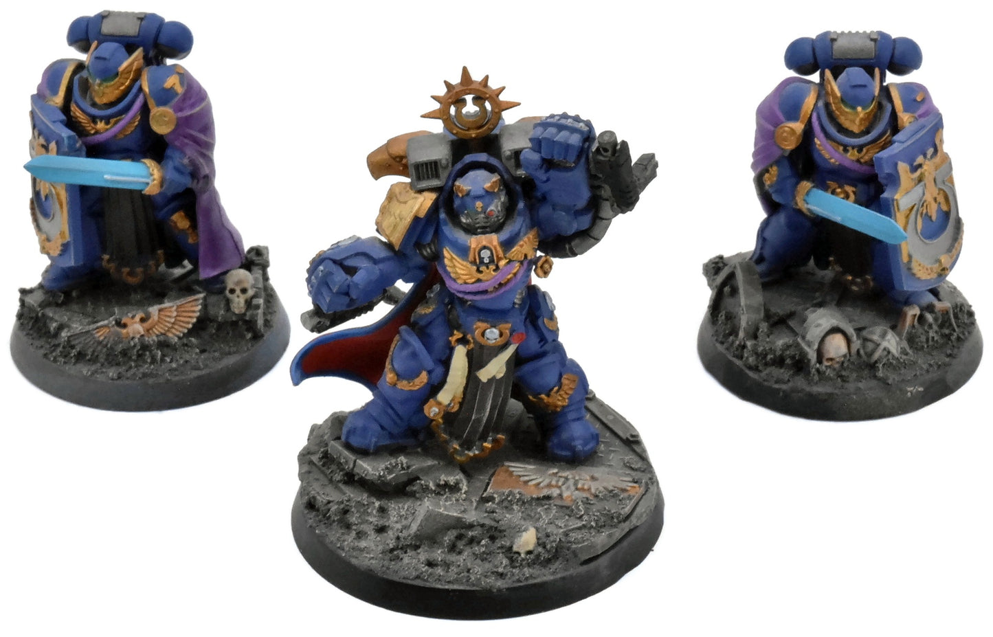 SPACE MARINES Ultramarines Marneus Calgar With Victrix Honour Guard #1 40K