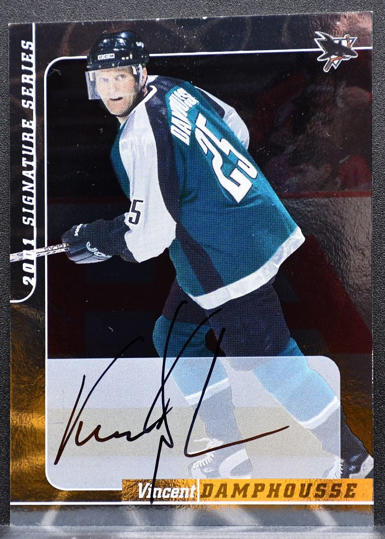 2000-01 In The Game Signature Series Autographs Vincent Damphousse Auto 8407
