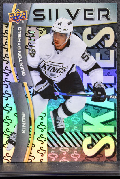 2024-25 UD Extended Series Silver Skates Gold Quinton Byfield Kings 081/250 9119
