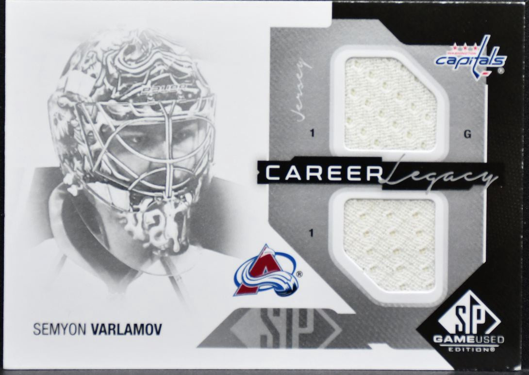 2014-15 SP Game Used Career Legacy Jerseys Varlamov Jersey 1571