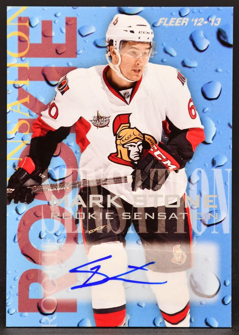 2012-13 Fleer Retro Rookie Sensation Mark Stone 13 RC Auto
