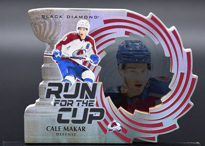 2023-24 UD Black Diamond Cale Makar RUN-CM Colorado Avalanche 22/99