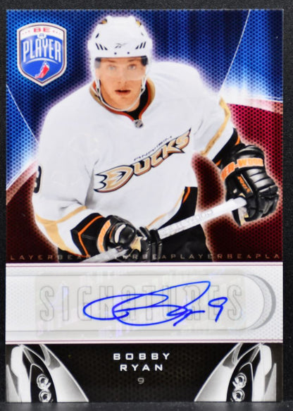 2009-10 Upper Deck Be A Player Signatures Bobby Ryan Anaheim Ducks Auto 4132