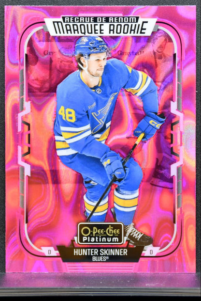 2025-26 O Pee Chee Platinum Marquee Rookie Pink Magma Hunter Skinner RC 8006