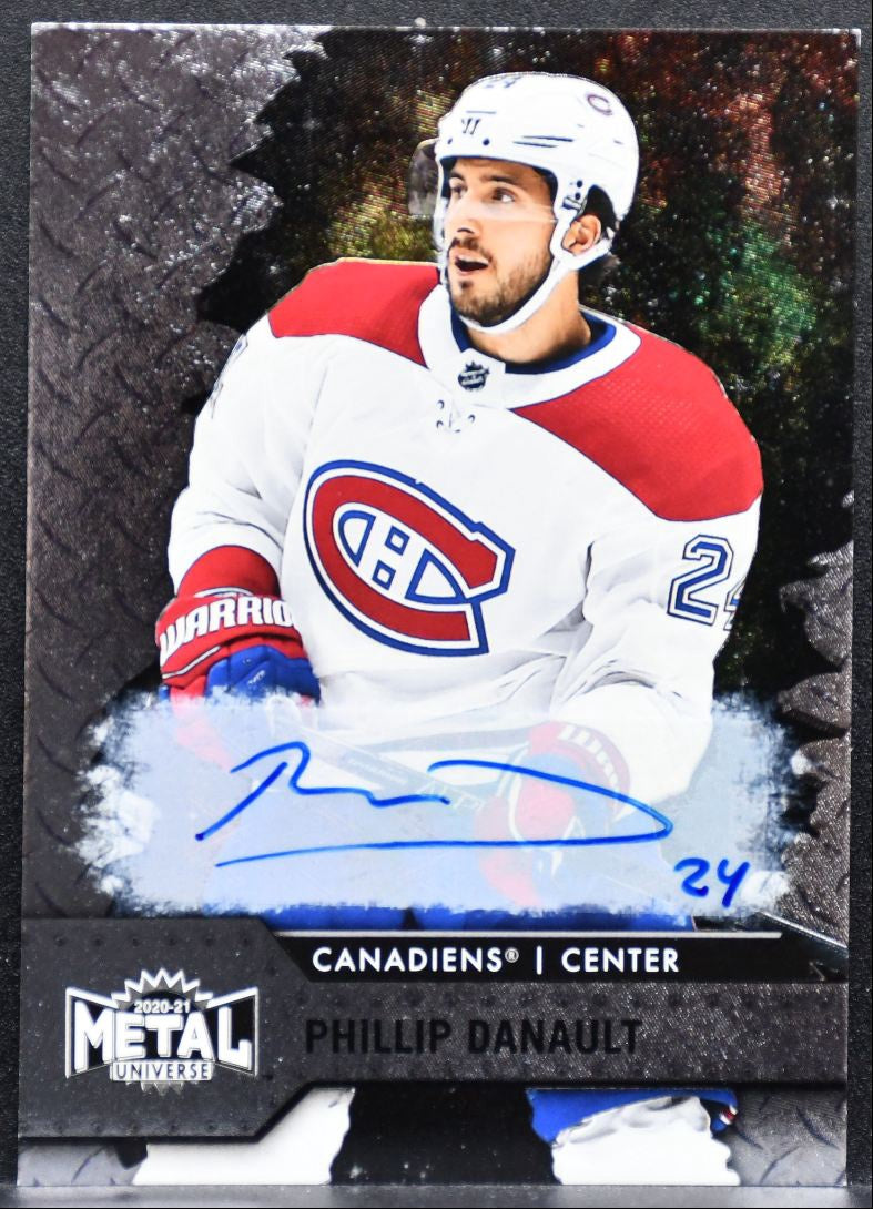 2020-21 Skybox Metal Universe Autographs Silver Phillip Danault Auto 1274