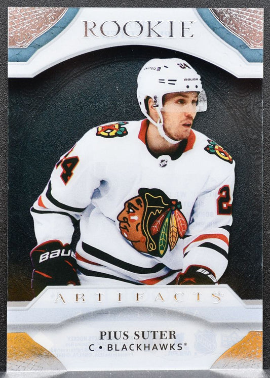 2021-22 UD Artifacts 2020-21 Update - Clear Cut Rookies Pius Suter RC 4355