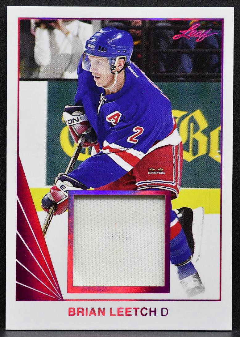 2017-18 Leaf 1990 Memorabilia Brian Leetch BM-07 Jersey 4169