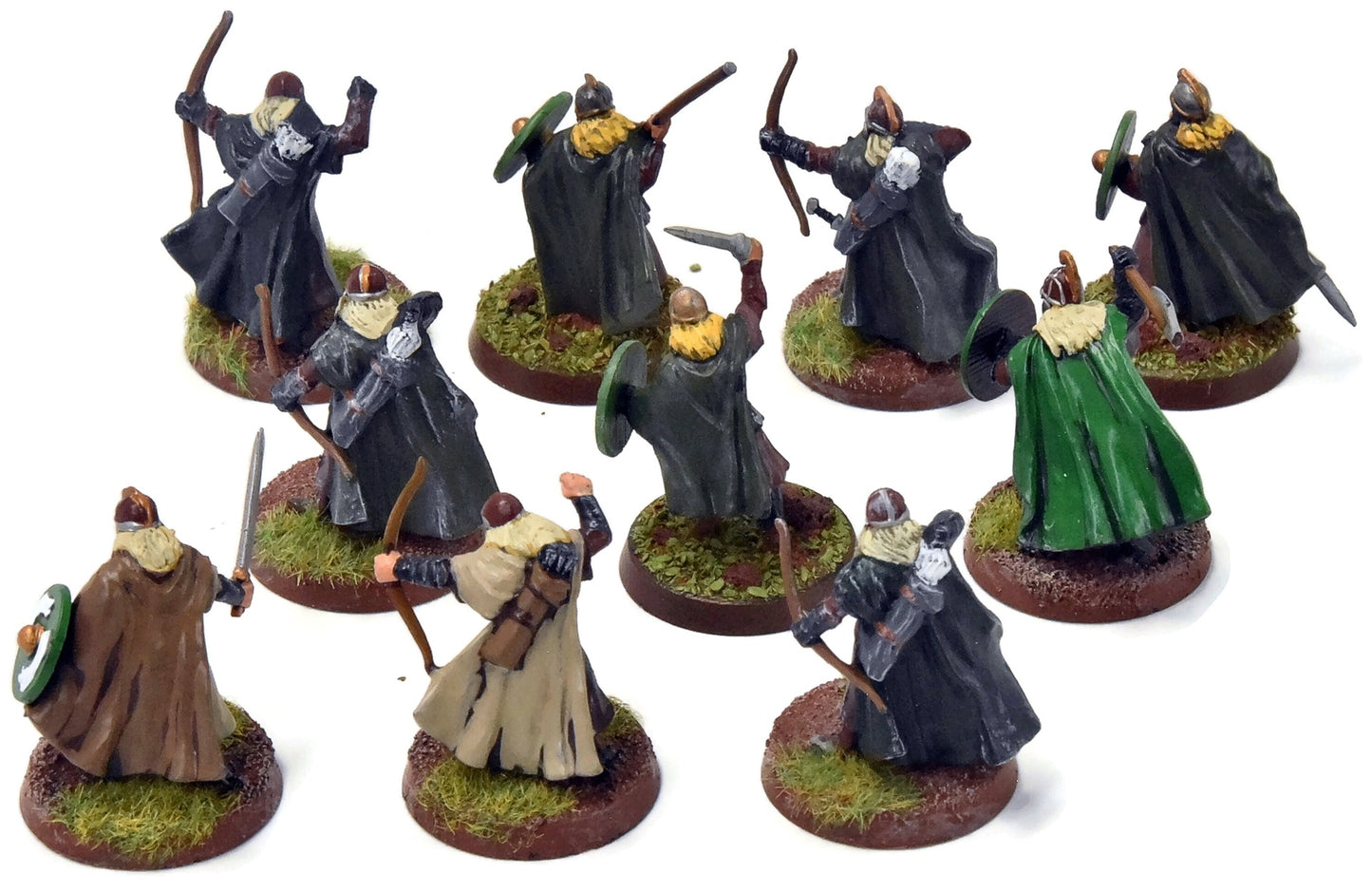 MIDDLE EARTH 10 Warriors of Rohan #2 Lotr WELL PAINTED
