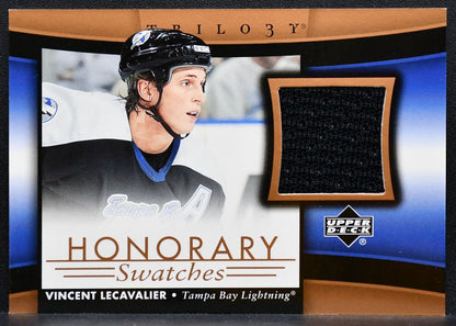 2005-06 UD Trilogy Honorary Swatches Vincent Lecavalier Lightning Jersey 7882