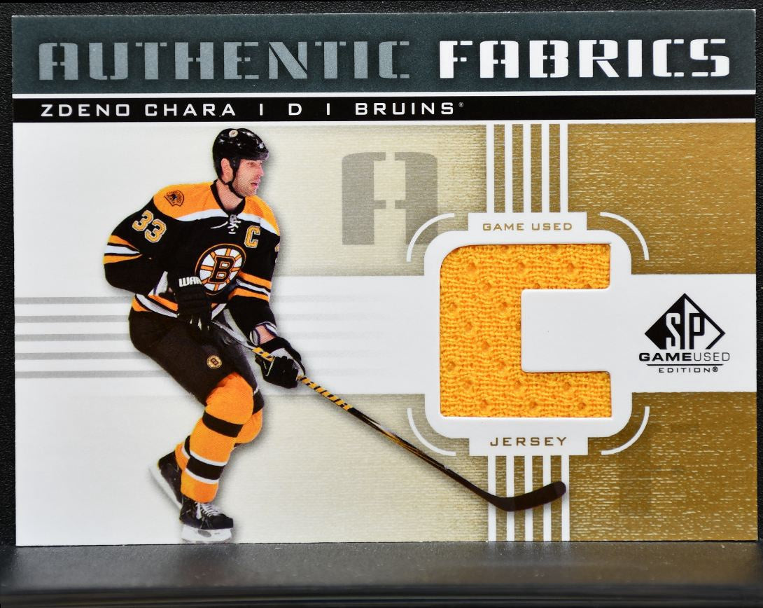 2011-12 SP Game Used Authentic Fabrics Zdeno Chara AF-ZC Jersey 0307