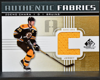 2011-12 SP Game Used Authentic Fabrics Zdeno Chara AF-ZC Jersey 0307