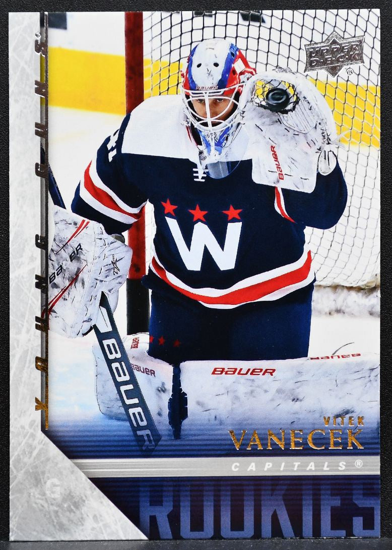 2020-21 UD Extended Series Young Guns 2005-06 Tribute Vanecek Capitals RC 2782