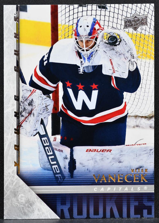 2020-21 UD Extended Series Young Guns 2005-06 Tribute Vanecek Capitals RC 2782