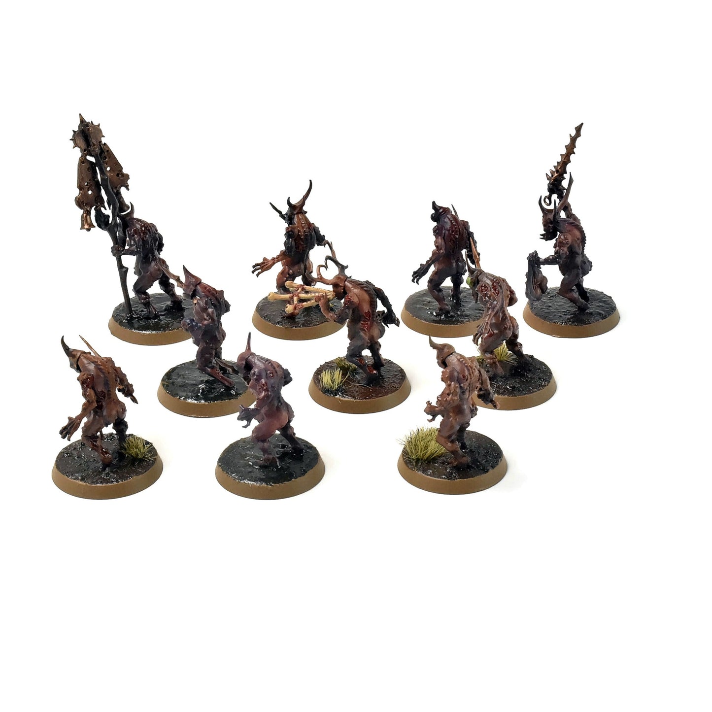 CHAOS DAEMONS 10 Plaguebearers #1 PRO PAINTED 40K SIGMAR