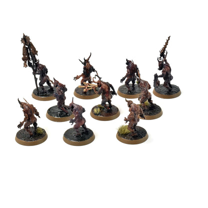 CHAOS DAEMONS 10 Plaguebearers #1 PRO PAINTED 40K SIGMAR