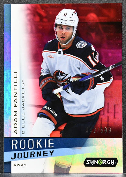 2023-24 Upper Deck Synergy Rookie Journey Red Adam Fantilli RC 442/599 7800