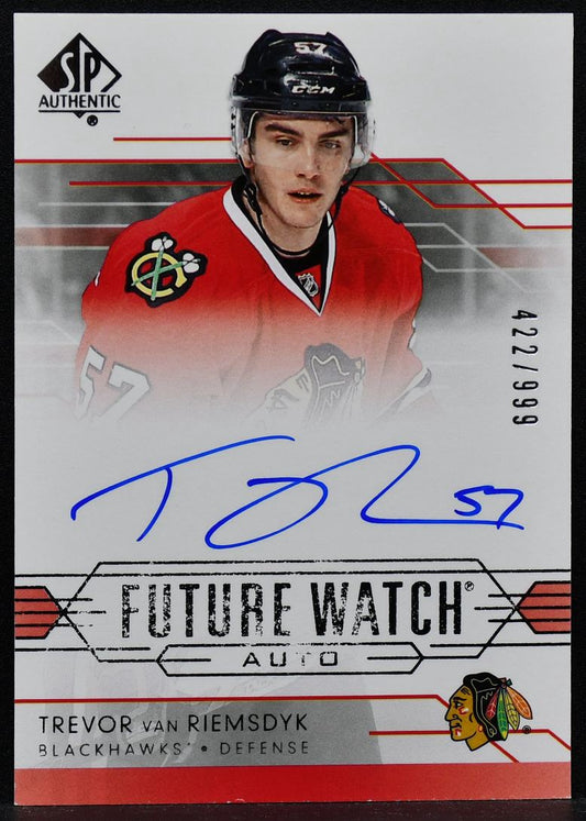 2014-15 SP Authentic Future Watch Auto Trevor van Riemsdyk 280 RC Auto 422/999