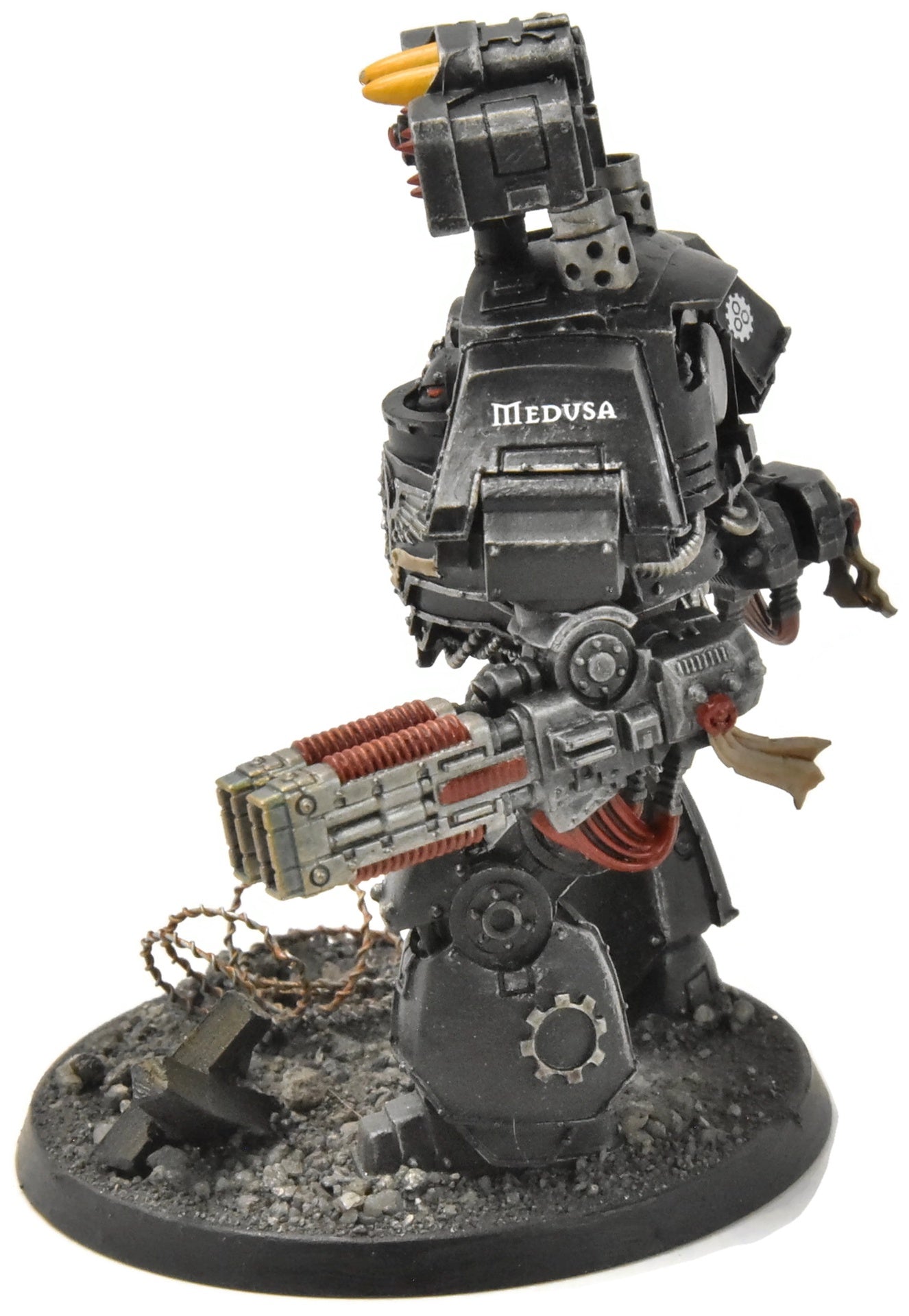 SPACE MARINES Contemptor Dreadnought #1 WELL PAINTED 40K iron hands