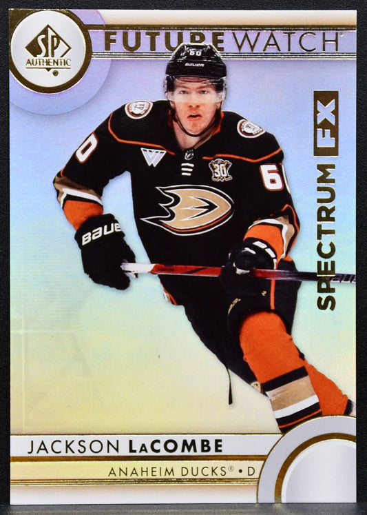 2023-24 SP Authentic Future Watch Spectrum FX Jackson LaCombe S-80 Ducks RC 4797