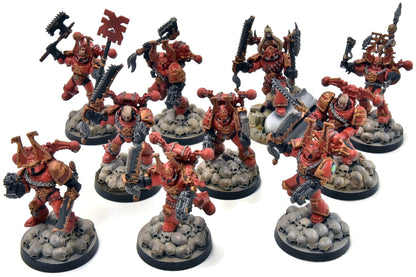 CHAOS SPACE MARINES 10 Khorne Berzerkers OOP #5 Warhammer 40K World Eaters
