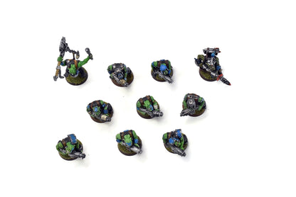 ORKS 10 Orks Boyz #3 WELL PAINTED 40K