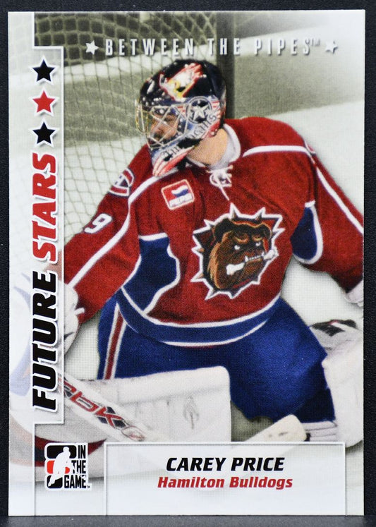2007-08 In The Game Between the Pipes Future Stars Carey Price 7 Canadiens 6651