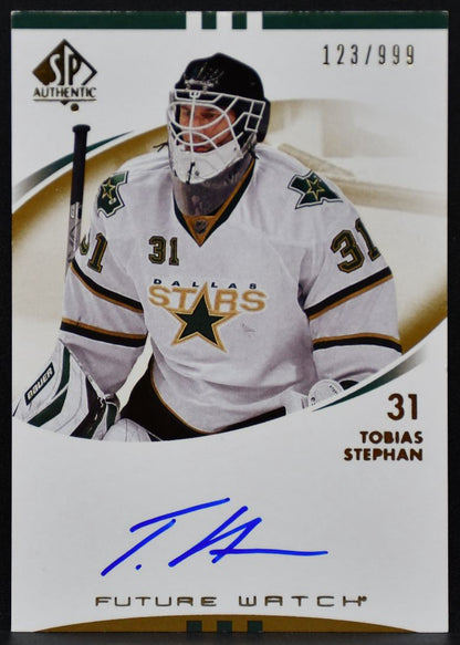 2007-08 SP Authentic Future Watch Auto Tobias Stephan 211 Stars RC Auto 7372