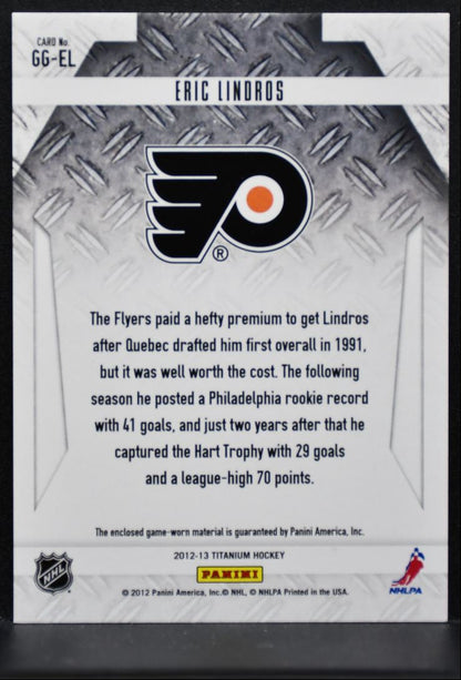2012-13 Panini Rookie Anthology Titanium Game-worn Gear Lindros Jersey 2608