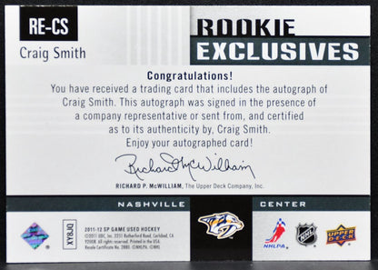 2011-12 SP Game Used Rookie Exclusives Autographs Smith RC Auto 100/100 7157