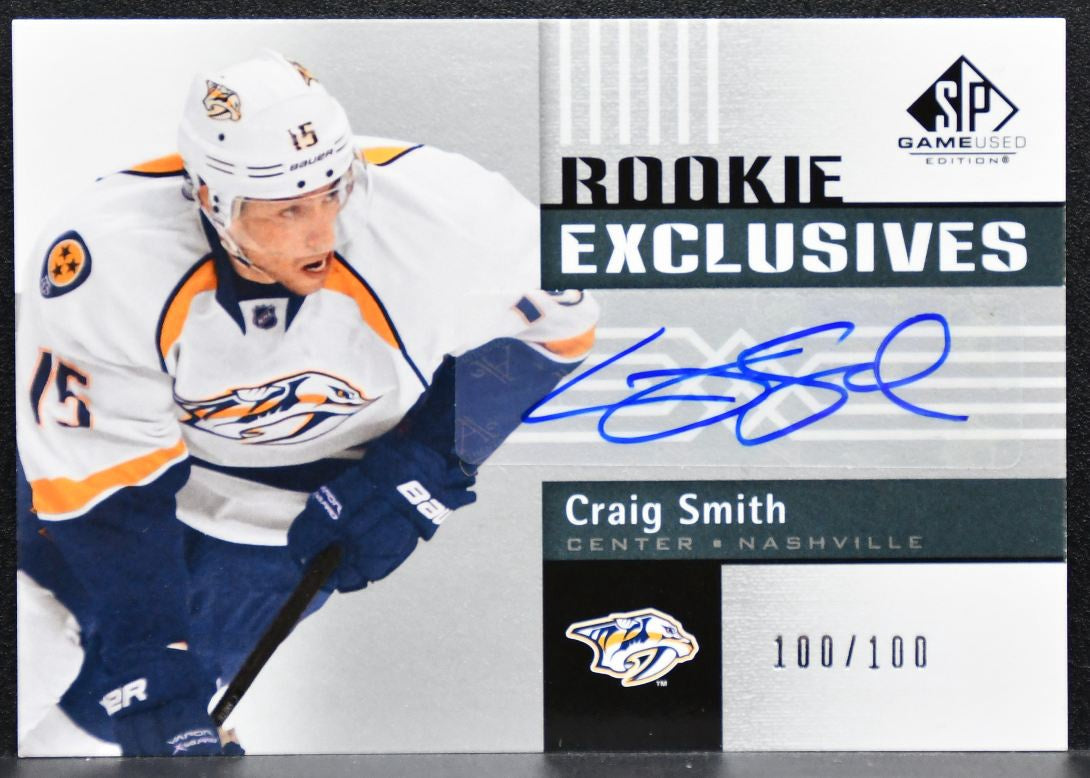 2011-12 SP Game Used Rookie Exclusives Autographs Smith RC Auto 100/100 7157