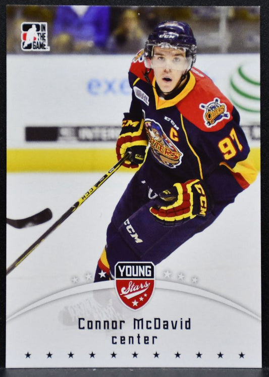 2014-15 Leaf In The Game CHL Young Stars Connor McDavid 21 Erie Otters 8185