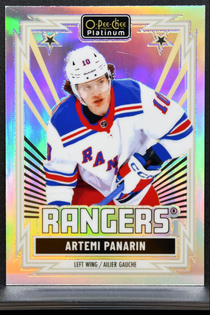 2025-26 O Pee Chee Platinum Retro Rainbow Artemi Panarin New York Rangers 8310