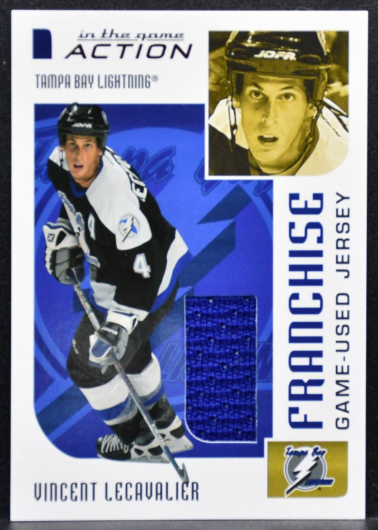 2003-04 In The Game Action Franchise Jerseys Vincent Lecavalier Jersey 4460