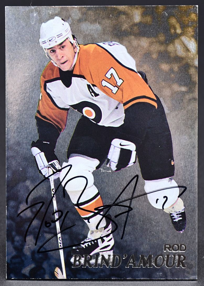 1998-99 In The Game Be A Player Auto Rod Brind'Amour 251 Auto