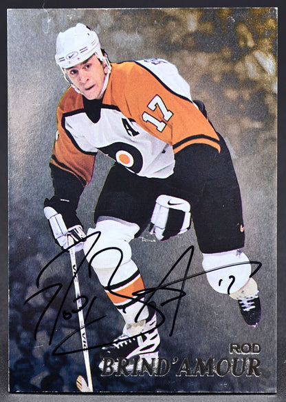 1998-99 In The Game Be A Player Auto Rod Brind'Amour 251 Auto