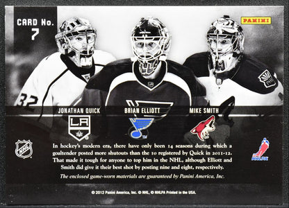 2011-12 Panini Prime Trios Jerseys Elliott/Quick/Smith /150 Jersey 4153
