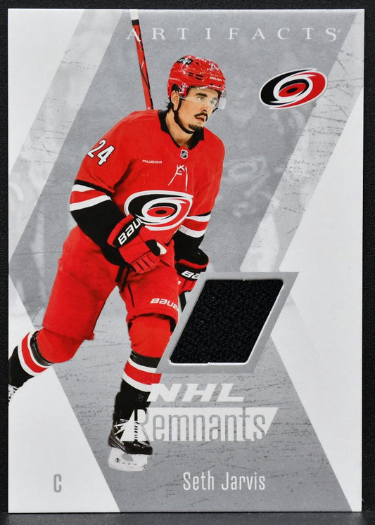 2025-26 UD Artifacts NHL Remnants Seth Jarvis NR-27 Carolina Hurricanes Jersey 7321