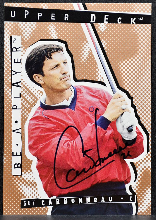 1994-95 Upper Deck Be a Player Autographs Guy Carbonneau 106 Blues Auto 8360