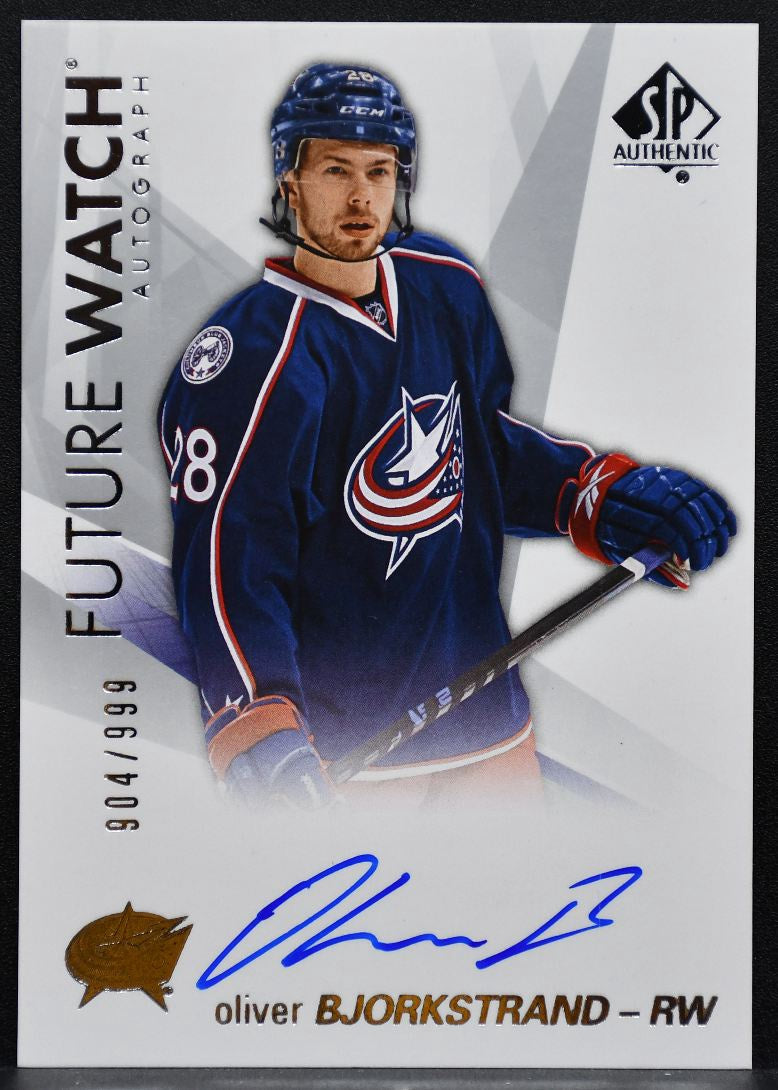 2016-17 SP Authentic Future Watch Auto Bjorkstrand Jackets RC Auto 904/999 1094