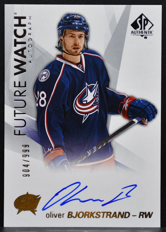 2016-17 SP Authentic Future Watch Auto Bjorkstrand Jackets RC Auto 904/999 1094