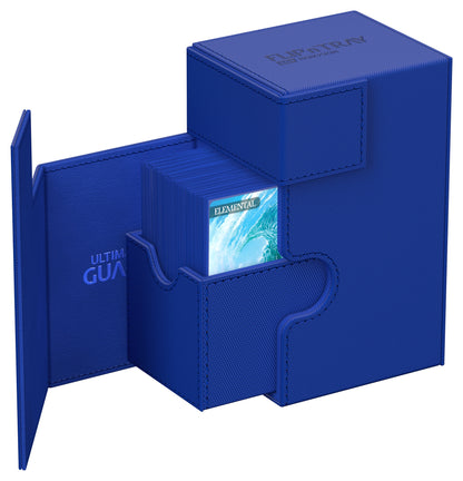 Ultimate Guard Flip N Tray Deck Case Monocolor Blue 80+