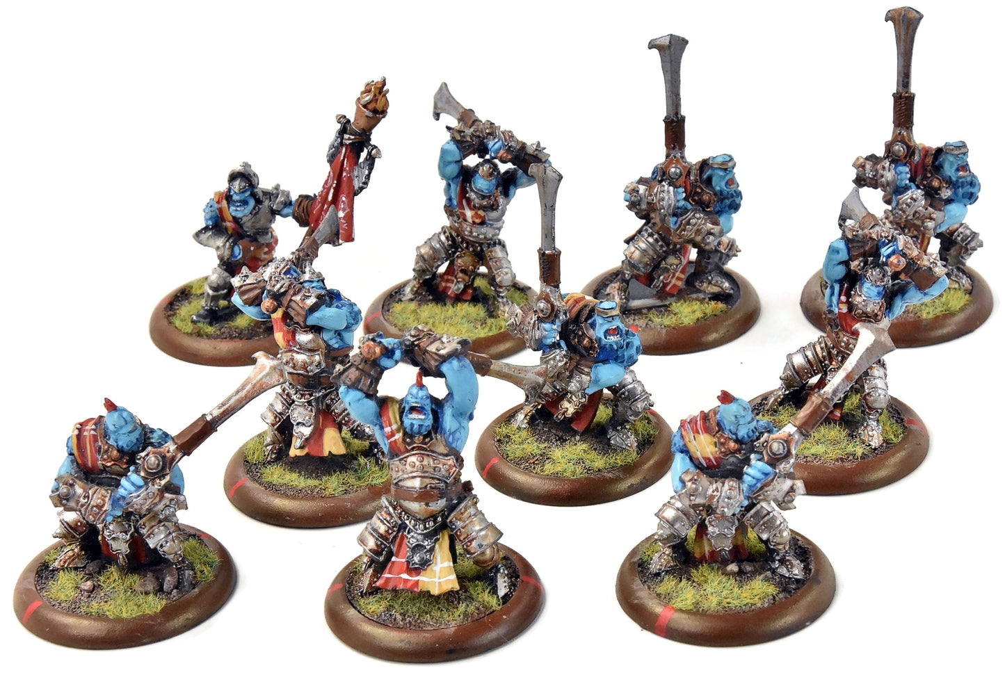 HORDES 10 Trollkin Fenblades #1 METAL trollbloods