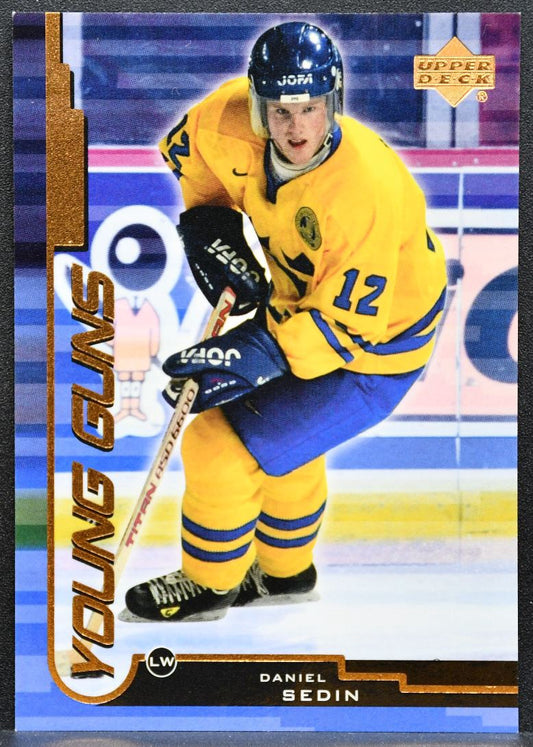 1999-100 Upper Deck Young Guns Daniel Sedin 165 Sweden RC 5138