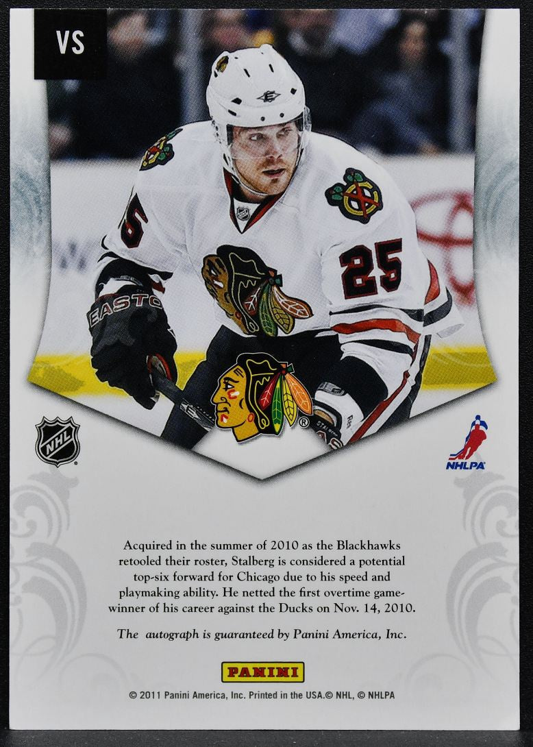 2011-12 Panini Titanium Private Signings Viktor Stalberg VS Auto 2927