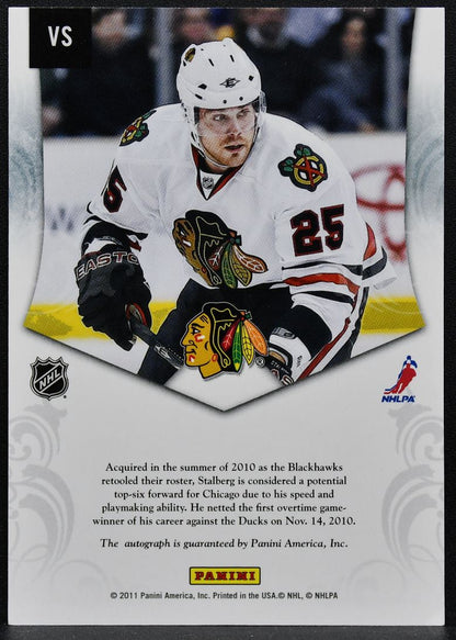 2011-12 Panini Titanium Private Signings Viktor Stalberg VS Auto 2927