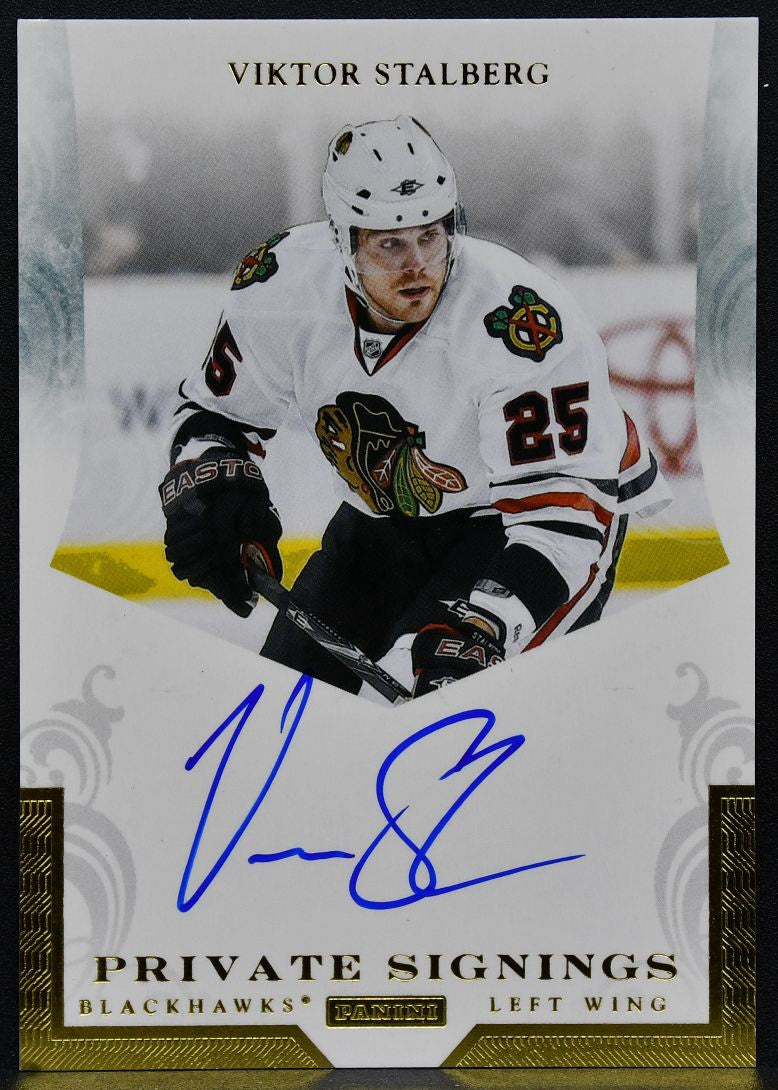 2011-12 Panini Titanium Private Signings Viktor Stalberg VS Auto 2927