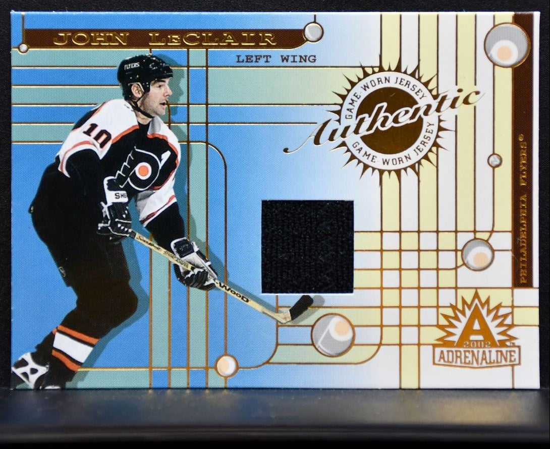 2001-02 Pacific Adrenaline Jersey John LeClair Philadelphia Flyers Jersey 7276