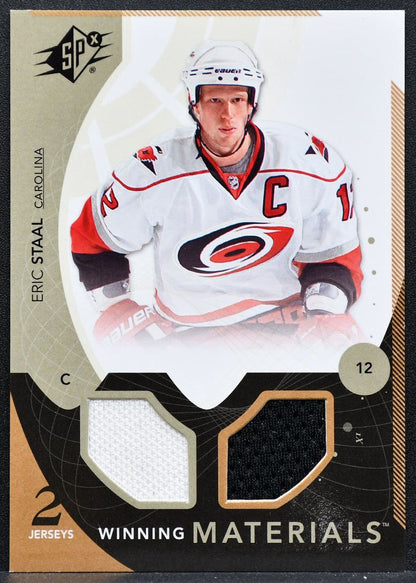 2010-11 SPx Winning Materials Eric Staal WM-ES Carolina Hurricanes Jersey 4732