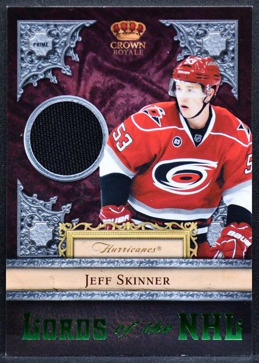 2011-12 Panini Crown Royale Lords of the NHL Skinner Carolina Hurricanes Jersey 3774